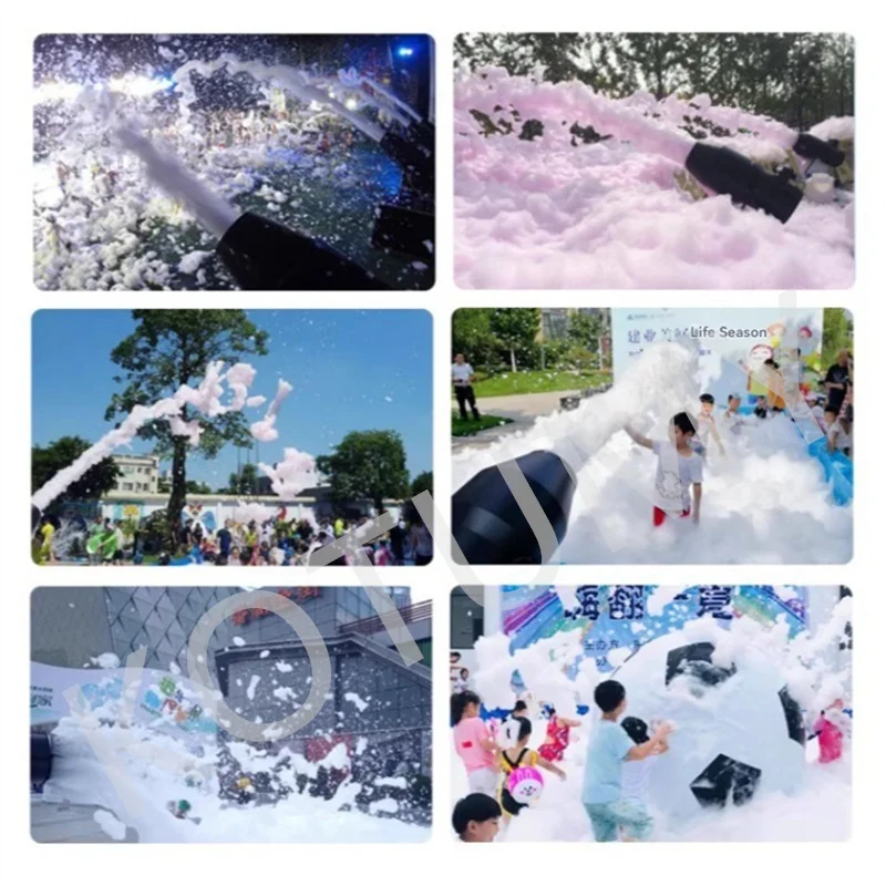 Automatic Spraying Foam Machine Jet Foam Party Foam Machine 1000W Bubble Foam Machine for Party Kids Outdoor Swimming Pool