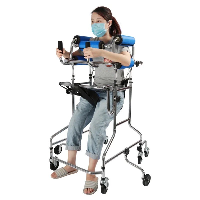 Adjus Height PP Walker for Elderly Adults Mobility Walking Aid Protective Rollator Walker from Manufacturer