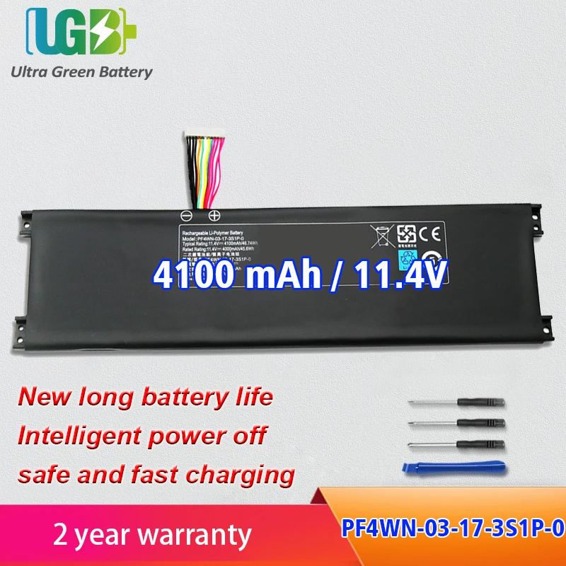 

UGB New PF4WN-00-13-3S1P-0 PF4WN-03-17-3S1P-0 Battery For Hasee KINGBOOK U45 A1 U43E1 U43S1 U47T1 Motile M142