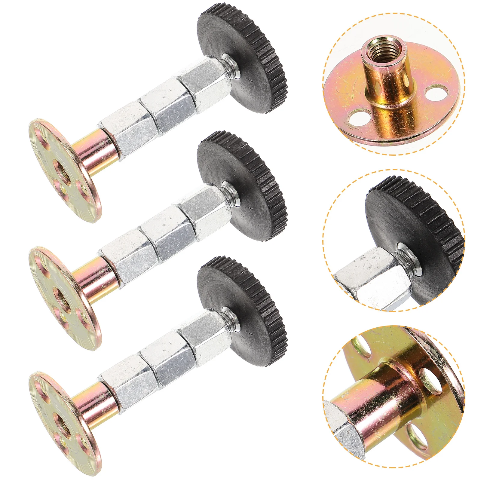 4Pcs Penahan Kepala Ranjang yang Dapat Disesuaikan, Braket Anti Goyang Peredam Suara, Penyangga Dinding, Penahan Kepala Ranjang yang Stabil untuk Tidur Nyenyak di Dinding