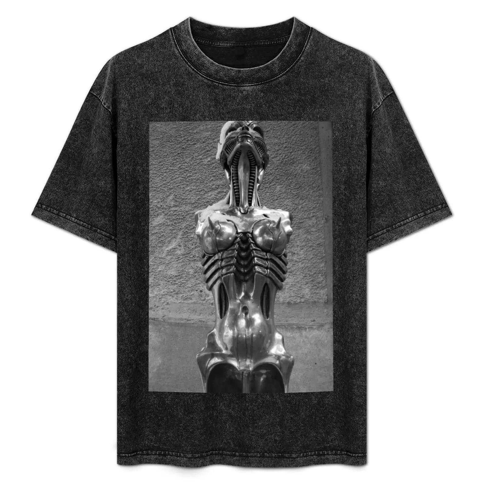 

H R Giger Museum. Gruyeres, Switzerland T-Shirt Basic Casual Wear Short Sleeve Top