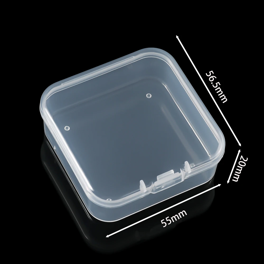 صندوق منظم الخرز 12/24/30 قطعة حاويات تخزين الخرز البلاستيكية الشفافة الصغيرة مع غطاء مفصلي لتخزين الحرف اليدوية منظم المجوهرات #3