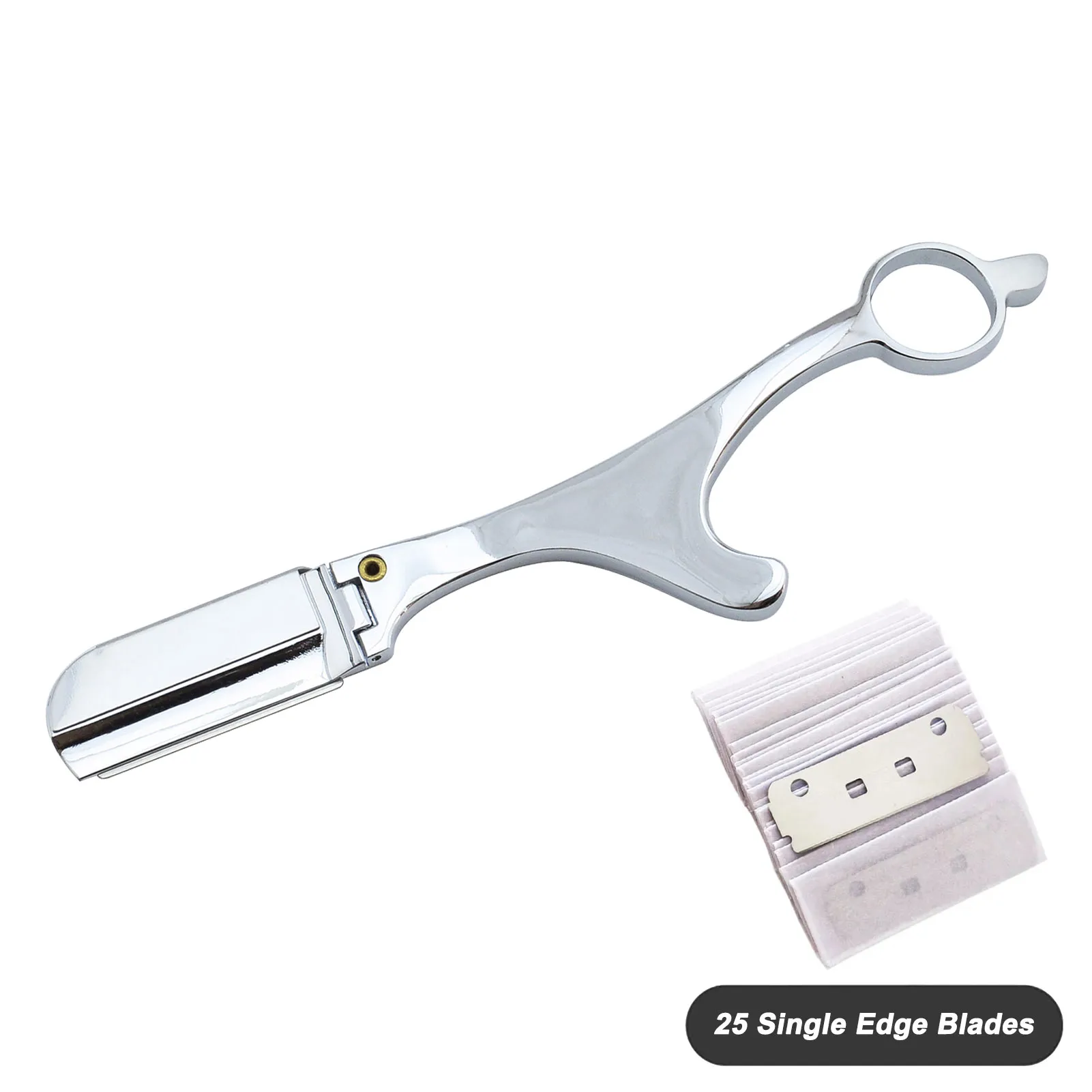 Ergonomic Single Edge Blades Dual Edge Blade Razors Hair Removal Shaving Knife Gold Black Silver Beauty Face Body Eyebrow Bikini