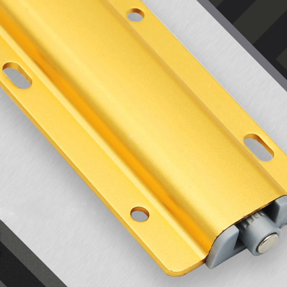 

4Pcs Alloy Cabinet Drawer Buffer Magnetic Door Latch Handleless Rebounder Open Close Mechanism Furniture Golden