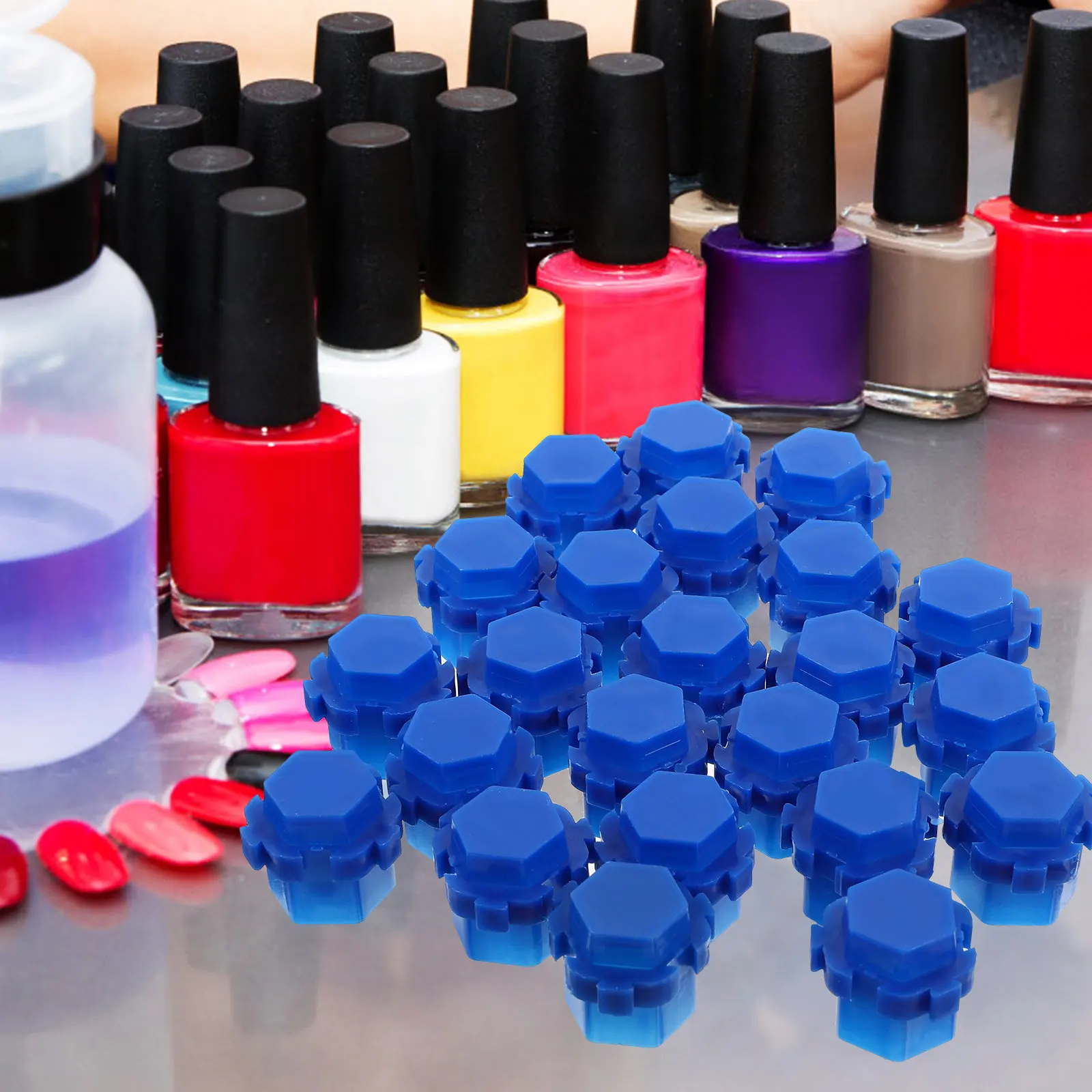 

200Pcs Professional Tattoo Ink Cups Heavy Duty Reusable Pigment Holders for Color Mixing Shading and Detail Work