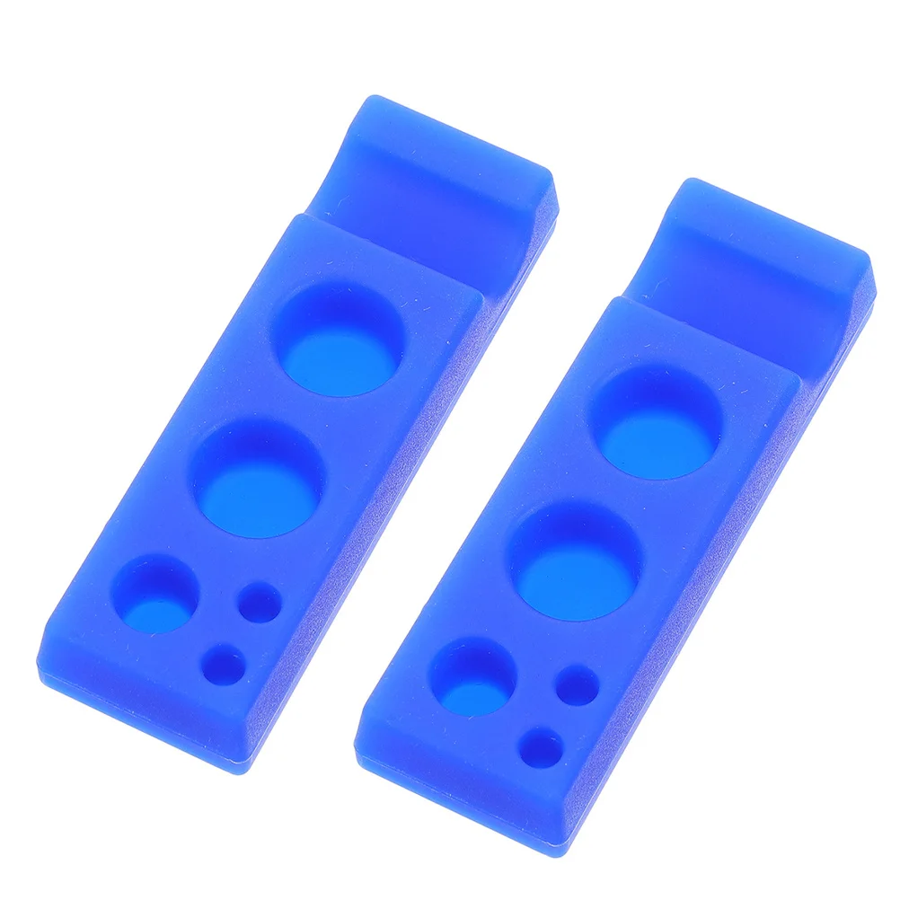 

2Pcs Tattoo Ink Holder Silicone Pigment Cup Holder Compact Stable Stand for Tattoo Microblading Ink Cups Organizer Workspace