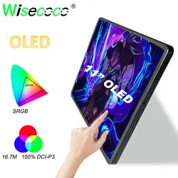 OLED Touch Monitor 11 Inch 2K Secondary Monitor 1728x2360 Ultra-thin Portable Monitor Amoled Raspberry Pi PC Monitor