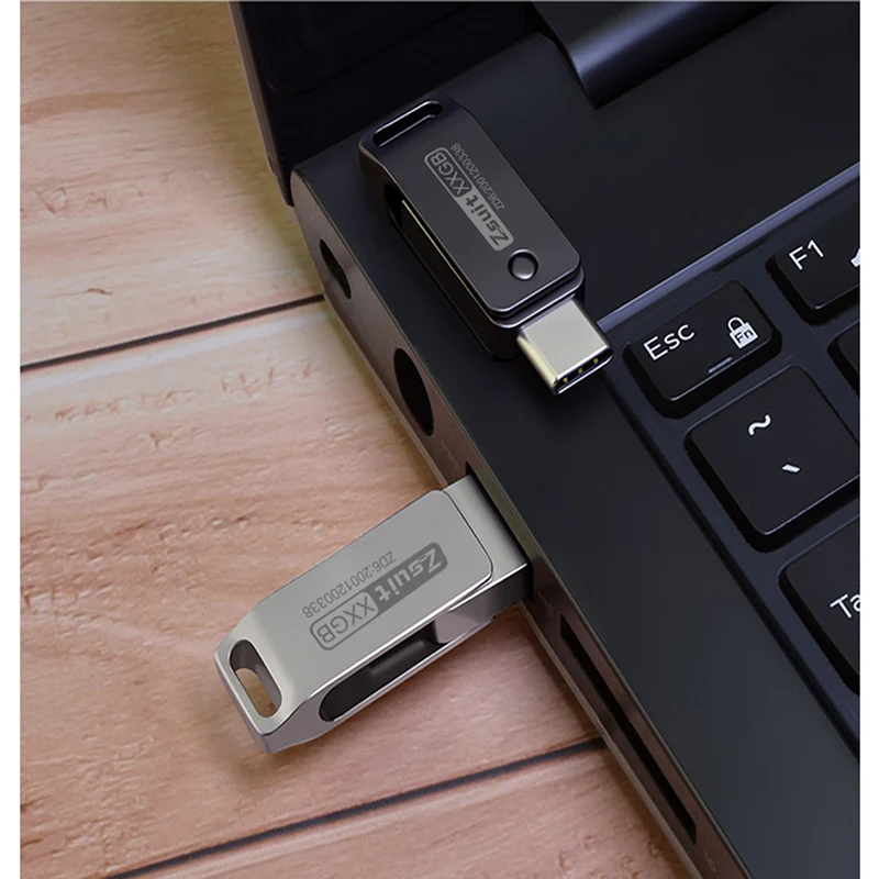 Mini USB Tipo-C Flash Drive, Pen Drive, Flash Memory Stick, Disco U, Presentes Criativos, Logotipo Livre, USB 3.0, 32GB, 16GB, 128GB