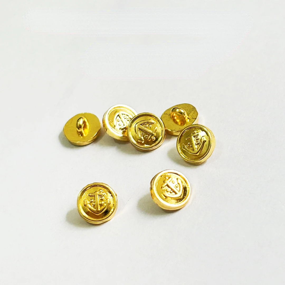 50Pcs 4/5/6/7/8mm Mini Doll Metal Buttons Belt Buckle for DIY Bags Shoes Clothes Handmade Clothing Sewing Accessories