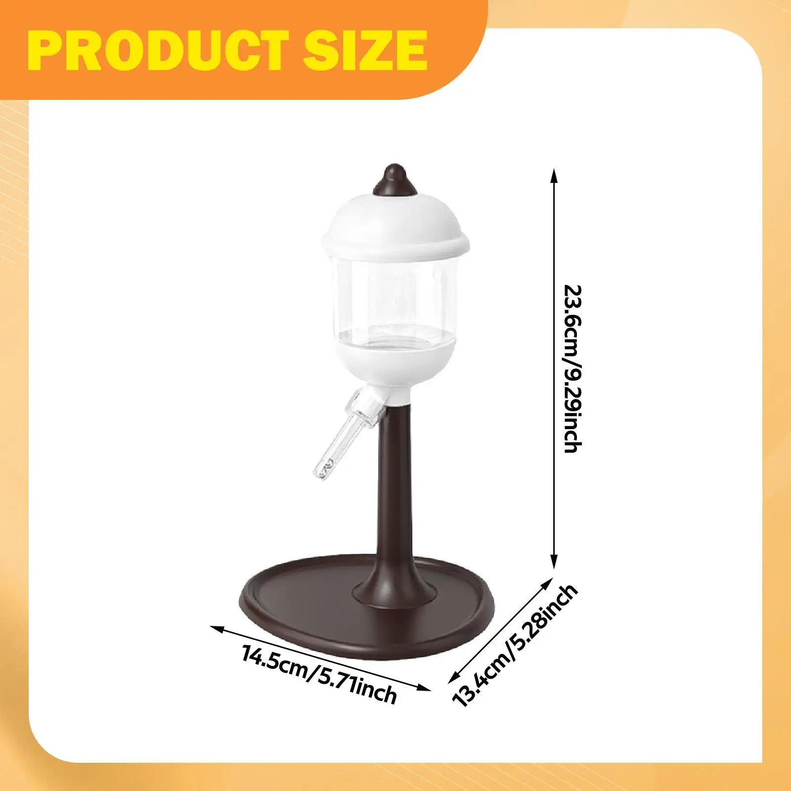 Hamster Water Bottle Water Feeder with LED Light Drinking Dispenser for Sugar Gliders Squirrel Rabbit Critter Guinea Pigs