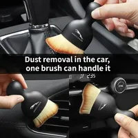 car Air conditioning vent cleaning soft brush with shell cleaning tool For Jaguar XF XE XJ XJ8 X351 F Pace X Type F Type