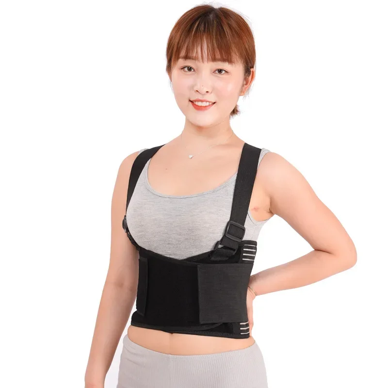 Belt with Ribs Strap for Heavy Lifting and Back Pain Relief Breathable Waist Support