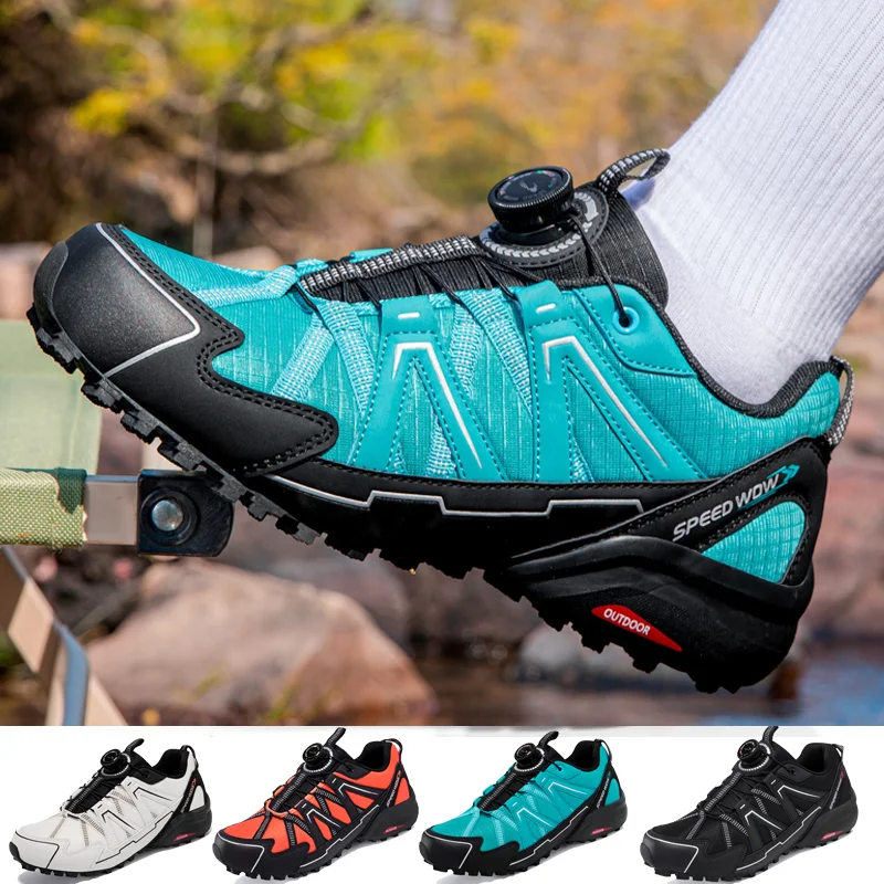 

New Arrival Mens Hiking Shoes Breathable Lace Up Trekking Male Cushioning Outdoor Climbing Tourism Sneakers for Men