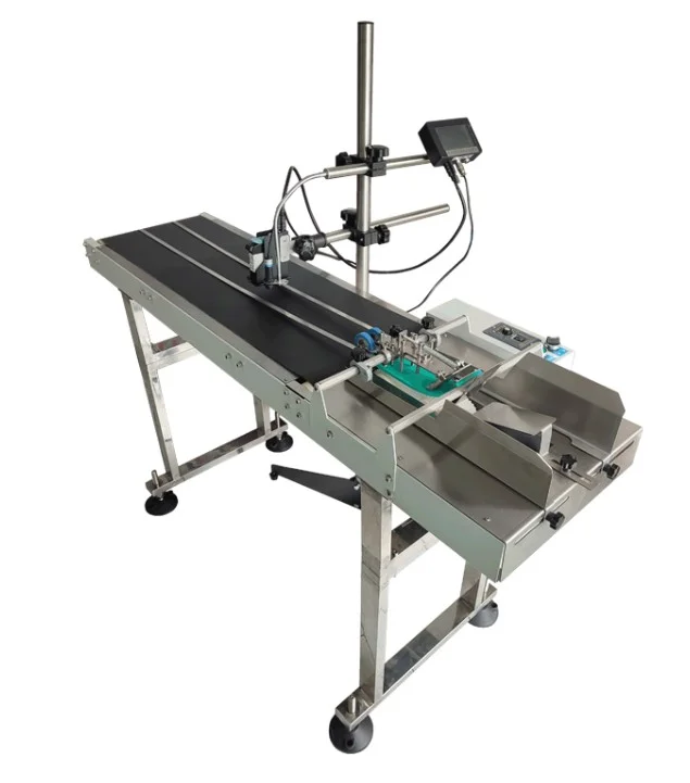

Automatic Manufacture Date Expiry Date Inkjet Date Coding Machine with Bag Paper Paging Conveyor