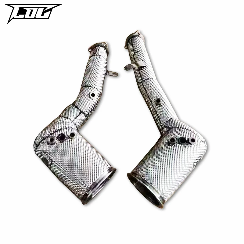 

Exhaust Downpipe for AUDI S6/S7 C8 2.9T 2020-2023 Stainless Steel High Flow Catted Downpipe Car Exhaust System