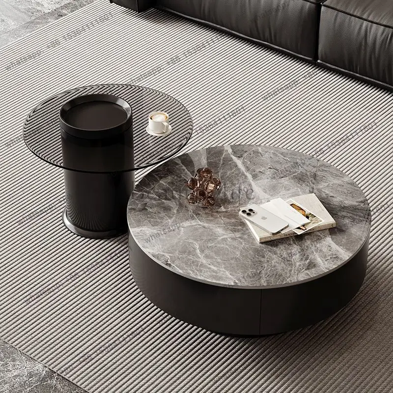 

Minimalist Italian Coffee Table Luxury Decoration Living Room Designer Side Table Unique Center Meubles Lounge Suite Furniture