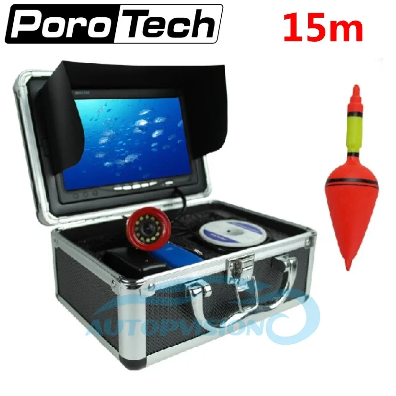 

SY710 15m Video Underwater Camera+8G SD 7"LCD Monitor 1000TVL Professional Underwater Fish Finder system Ice Lake Fishing camera