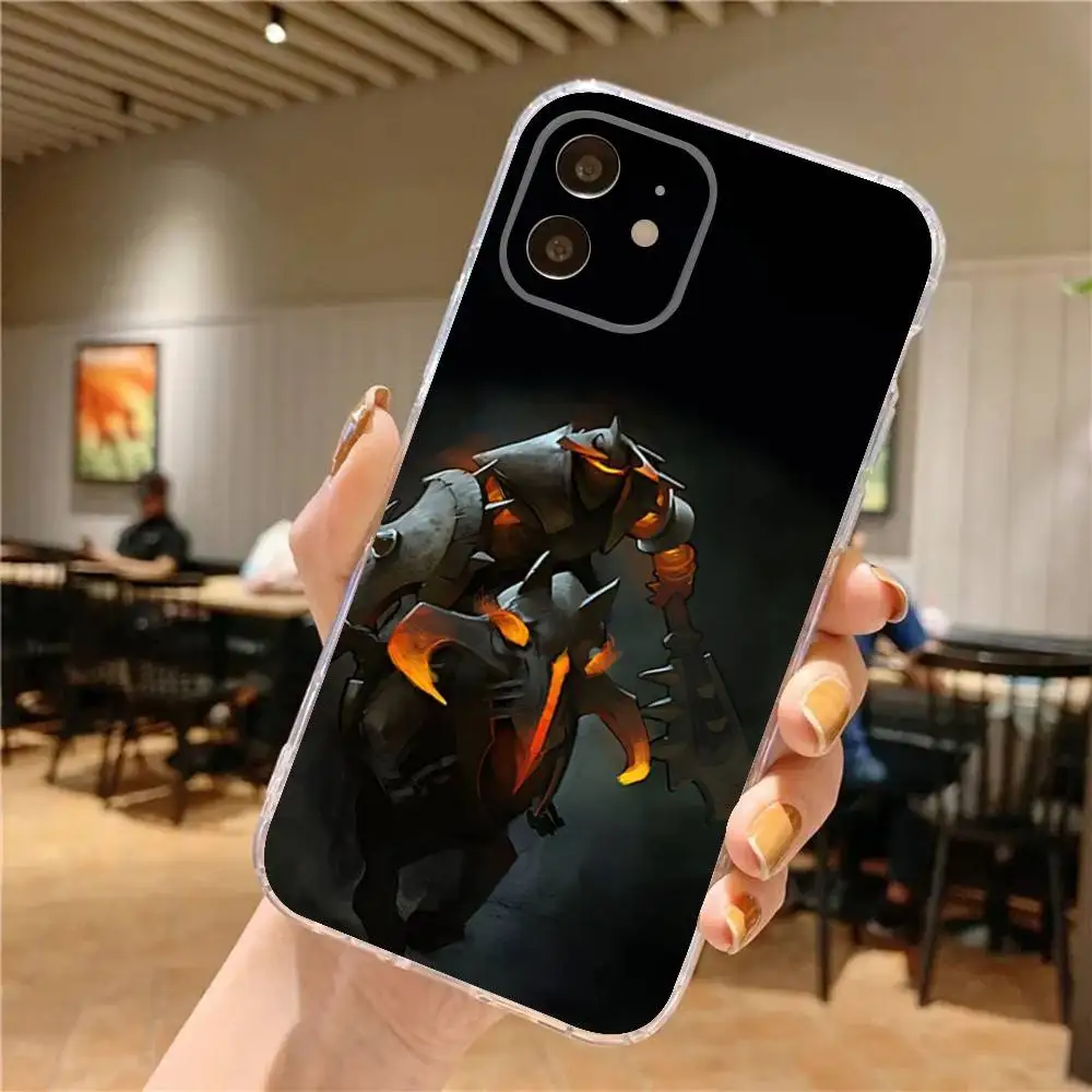 حافظة هاتف Game D-DotaS 2 لهاتف iPhone 17,16,15,14,13,12,11 Pro,Max,Plus,X,XS,XR,SE4,E غطاء ناعم شفاف صغير