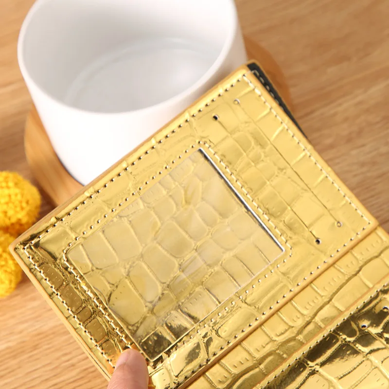 2026 New Women's Card Bag Mini Stone Pattern Bag Solid Color Clutch Wallet Women - view 4
