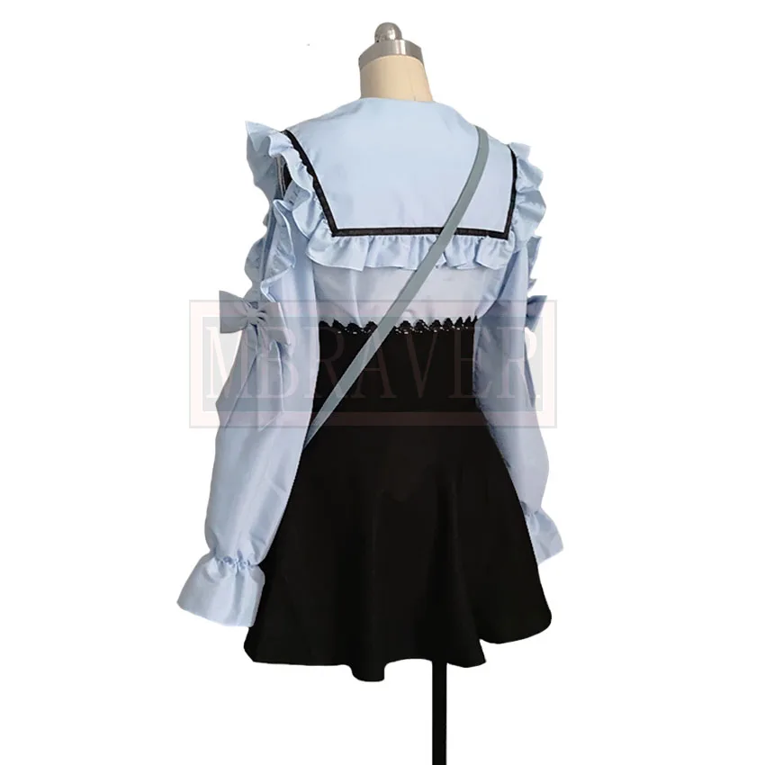 زي مدرسي VTuber Hololive Mito Tsukino يشمل حقيبة أزياء تنكرية لحفلات الهالوين وعيد الميلاد مصنوع حسب الطلب بأي حجم