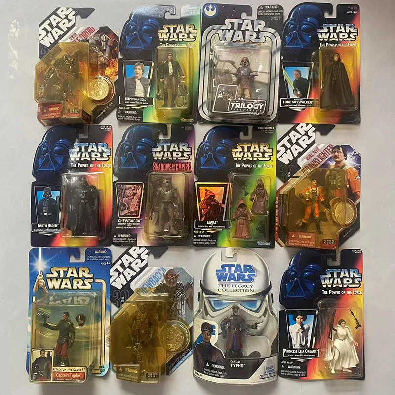 スターウォーズアクションフィギュアルークスカイウォーカープリンセスレイアキャプテンタイフォーチューバッカ関節可動フィギュアモデル装飾品おもちゃ