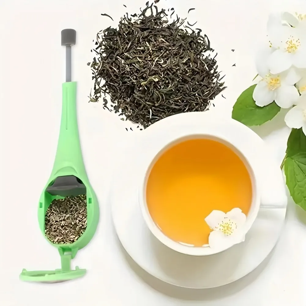 Minimally Designed Total Tea Infuser A Reusable Portable Silicone Stirrer Tea Filter Designed forHome Travel Tea Brewing utensil