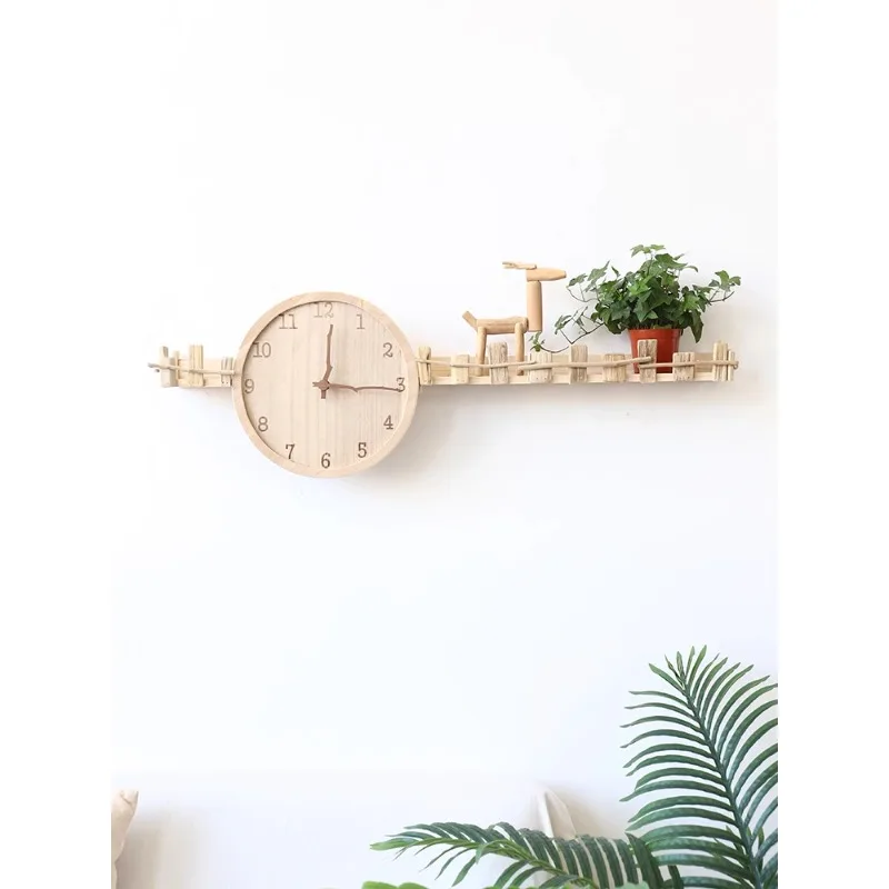 

Creative online celebrity wall clock living room bedroom modern minimalist atmospheric clocks home storage decorative wall clock