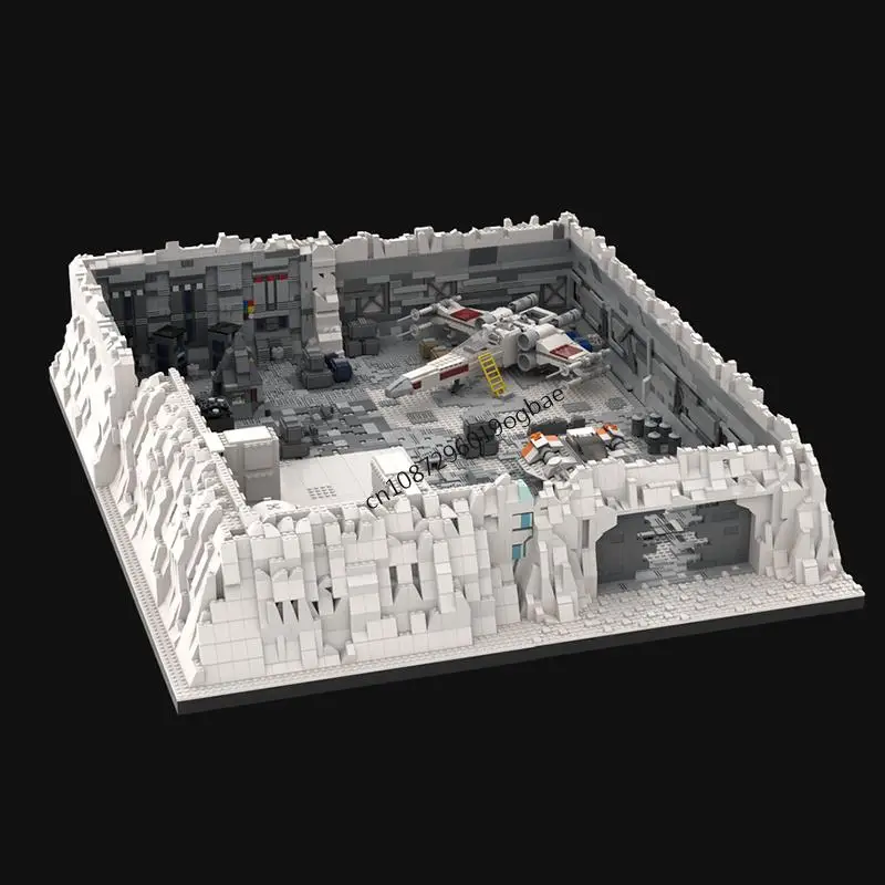 NEW 12168PCS star battle Movie MOC Echo Base Model DIY creative ideas Christmas Toy Assembly Puzzle birthday Gift