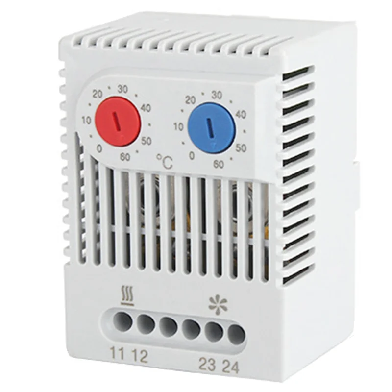 CEA ZRO 011 Rail-Type Mini Bimetallic Thermostat Mechanical Controller With Normal Open And Close Settings