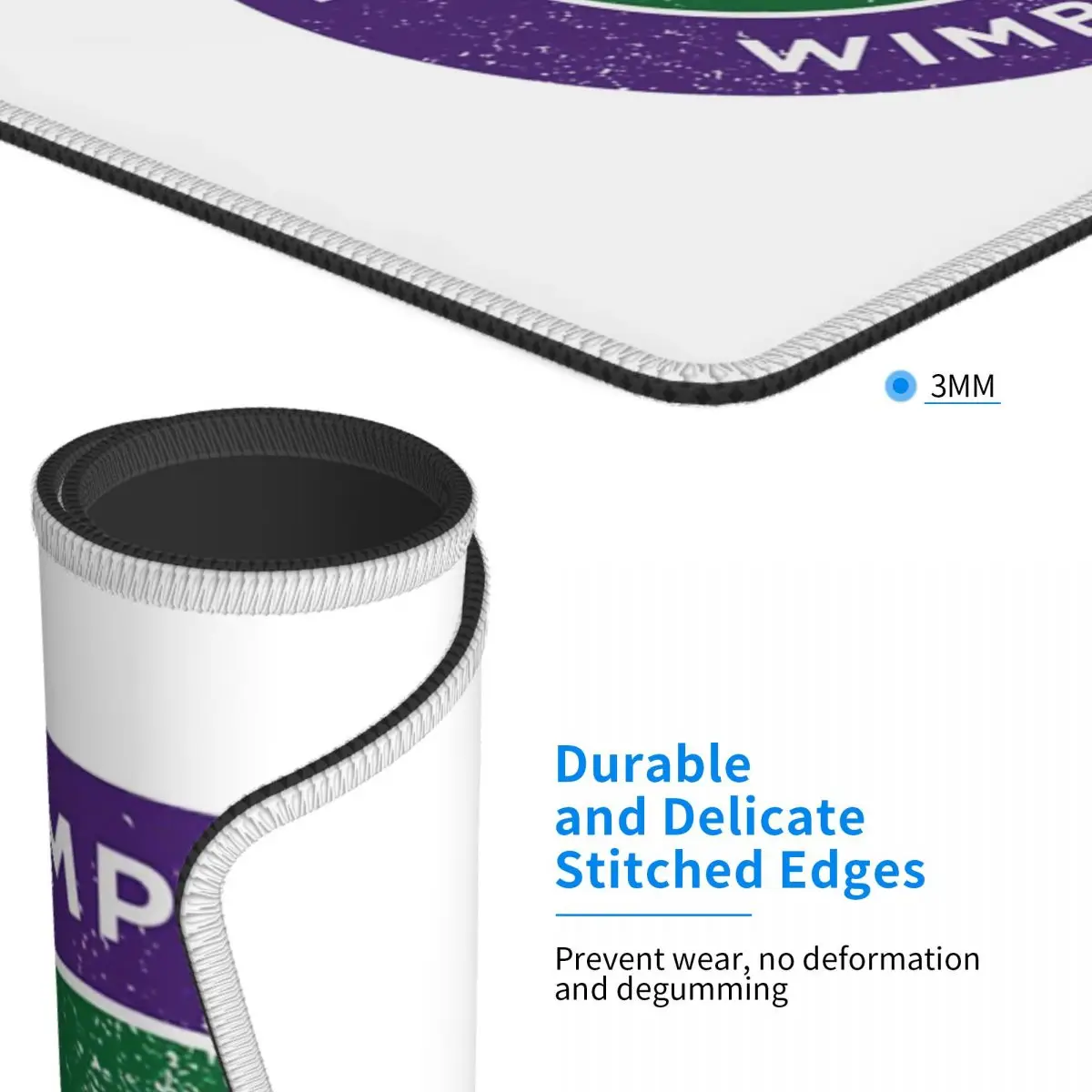 Campeonatos de tênis logotipo impressão mouse pad teclado do computador mouse tapete gamer pc mesa tapetes de mesa de escritório