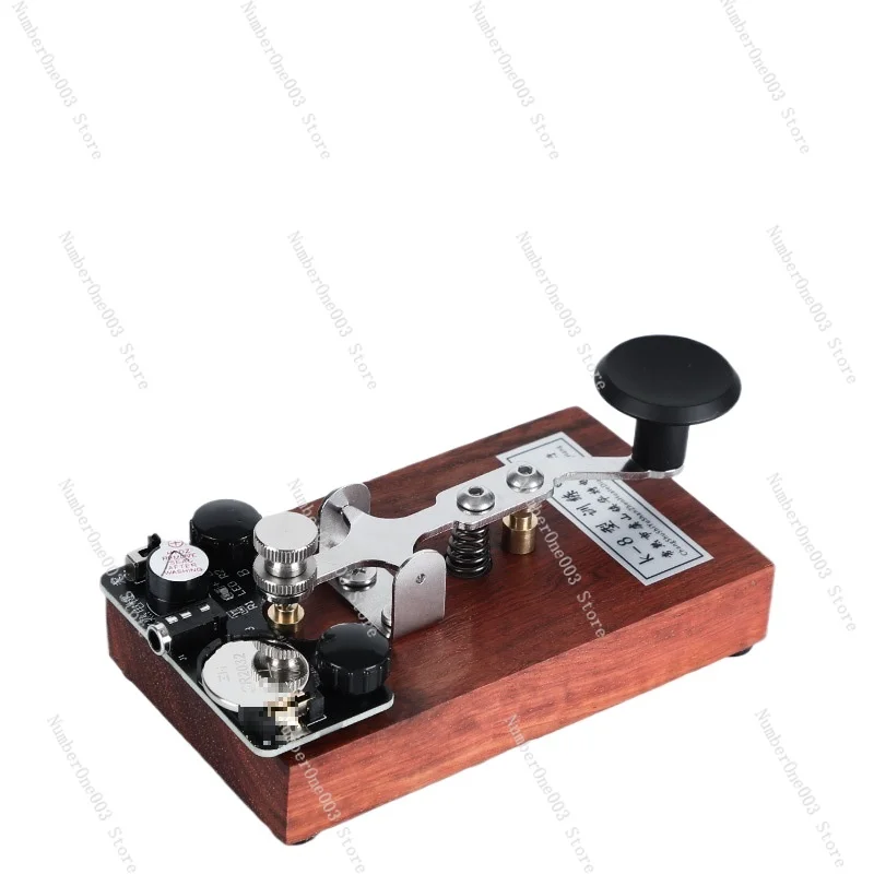 

Электрический ключ Changshu K-8, тренировочный электрический ключ, звуковой и световой радиопередатчик, ручной электрический ключ CW