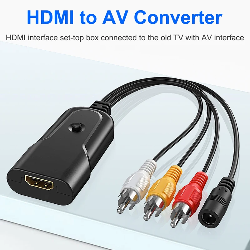 HDMI TO AV/RCA CVBS Mini Adapter HDMI2AV HDMI for AV (CVBS) for PS3/PC/VCR/NTSC