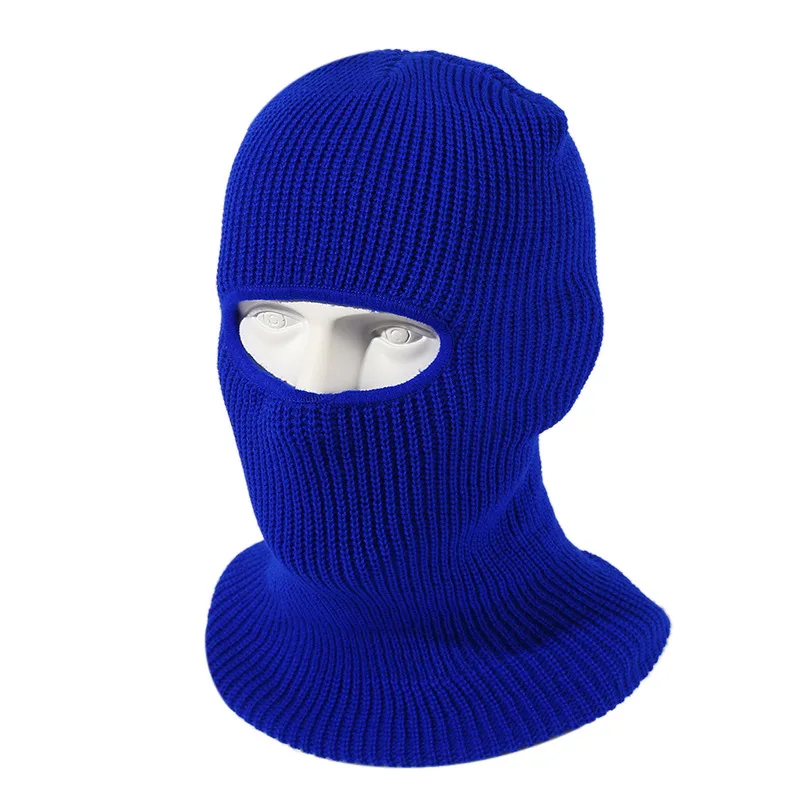 Full Face Cover Ski Mask Hat Bear Ear Balaclava Knitted Hats Outdoor Cycling Ear Protection Hat Beanies Hat Men