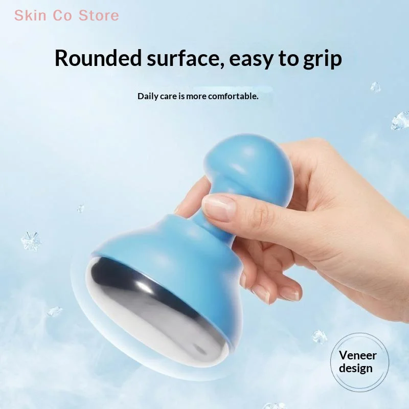 [CO]Ice Face Roller Massager Cold Cryo Stick For Facial Puffiness Relief Lifting Firming Skin Cooling Beauty Tool 1PC[CO]