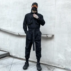 S-6XL!!Fall 2022 new multi-pocket design hot hip hop loose cargo jumpsuit fashionable men's jumpsuit