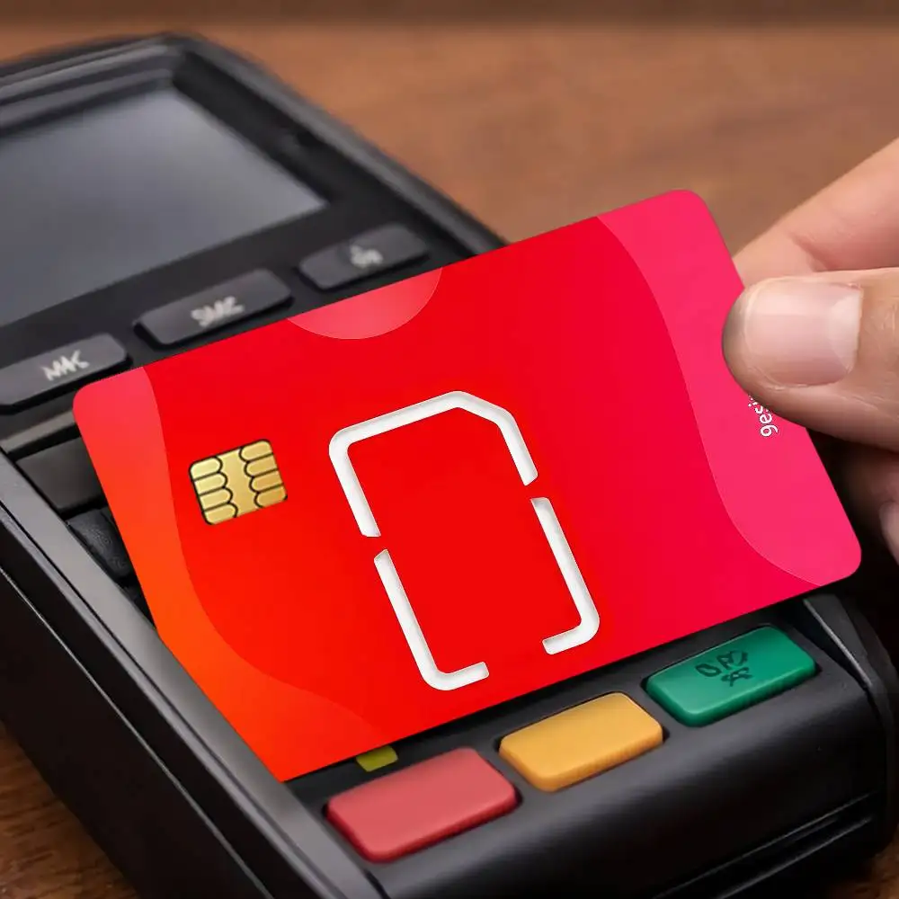 9eSIM V3 Physical Credit Skin Cover Card Stickers 4PCS Film Bus Pass Front Decoration Bank Debit Waterproof