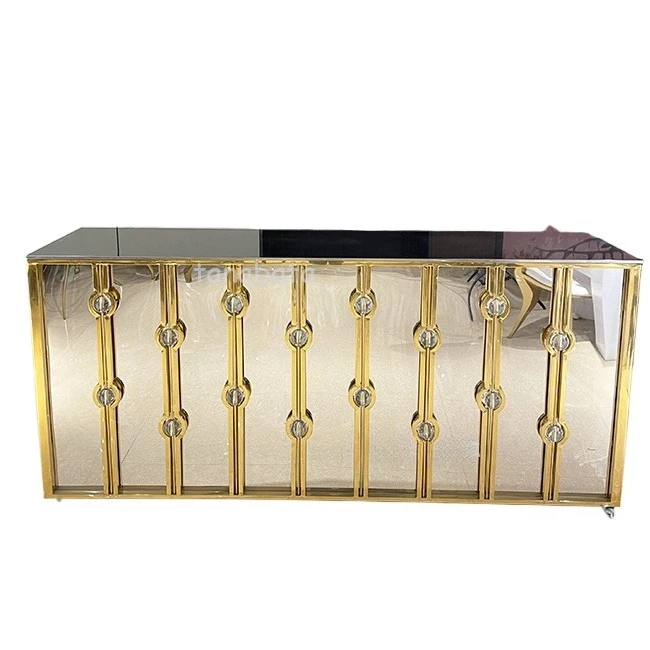 Bar Furniture Stainless Steel Cocktail Mobile Bar Station Bar Counter