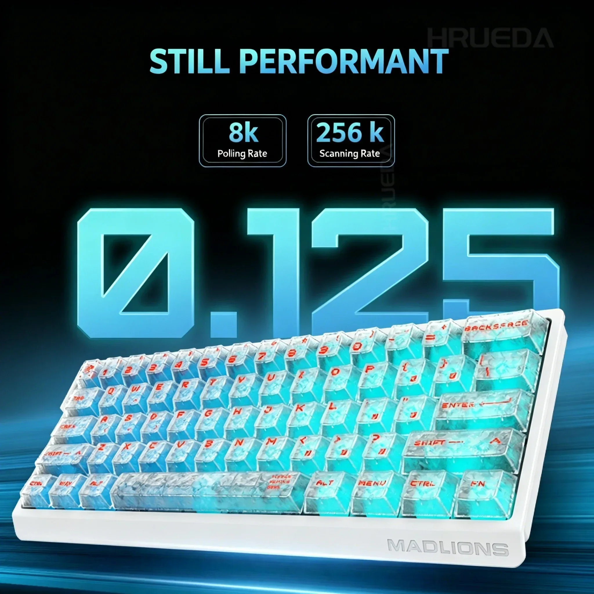 FGG Original MADLIONS Mad 60/68 V2 HE E-sport Magnetic Switch Keyboard 0.001 RT 8K HZ Wired RGB Hot Swap 0.125ms Customized view 3