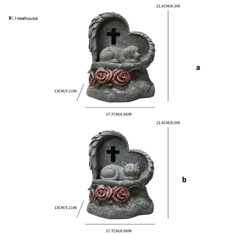 Memory Pet Memorials Garden Stones Temporary Grave Marker Simple Pet Memorials Dropship