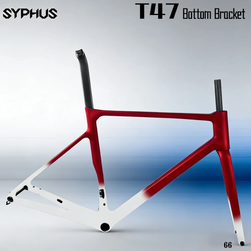 

T1100 Syphus Carbon Gravel Frame 700*38C Gravel Frame T47 Disc Brake Gravel Bicycle Frameset Gravel Road Bike Fram