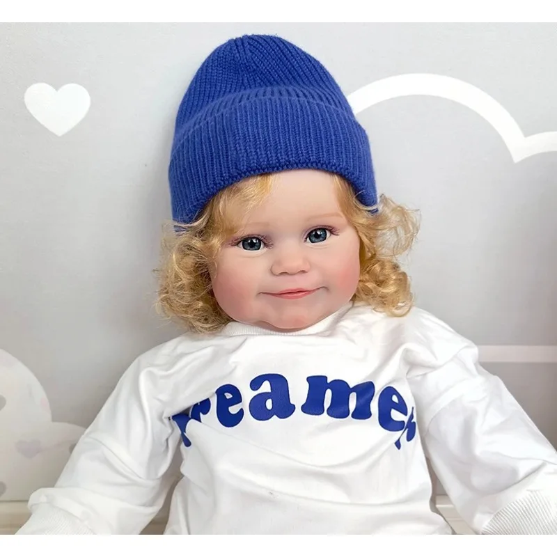 

60CM Maddie Reborn Toddler Popular Cute Girl Doll with Hand-Root Hair Soft Cuddle Body High Quality Doll Drop Shipping