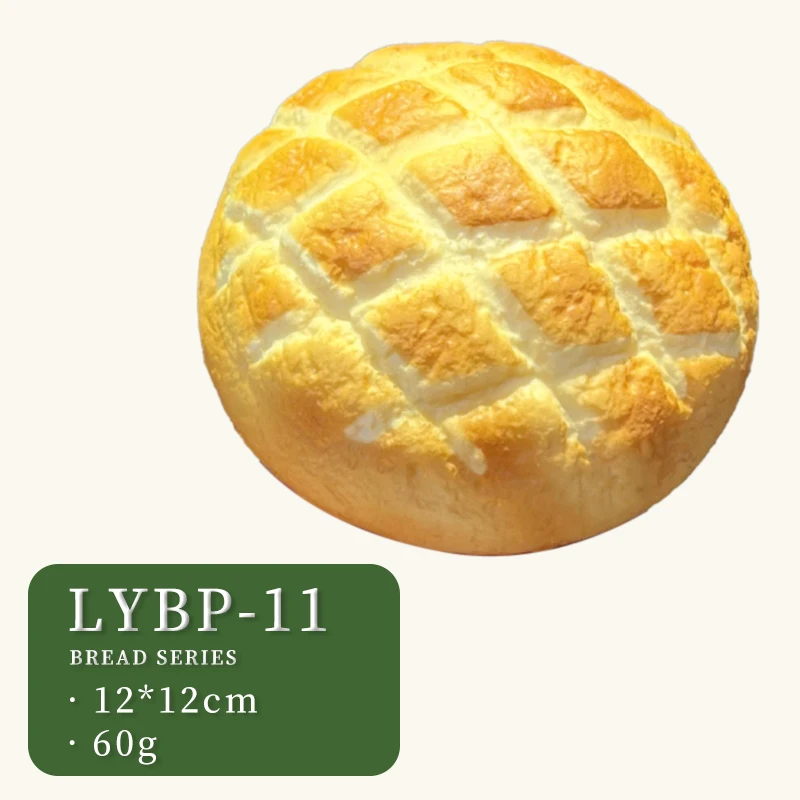 Orangial Bread Fake Model Bagel Crossiant Cocona Simulated Cream Circle Bread Sample Hong Kong Pineapple Handmade Buns Food