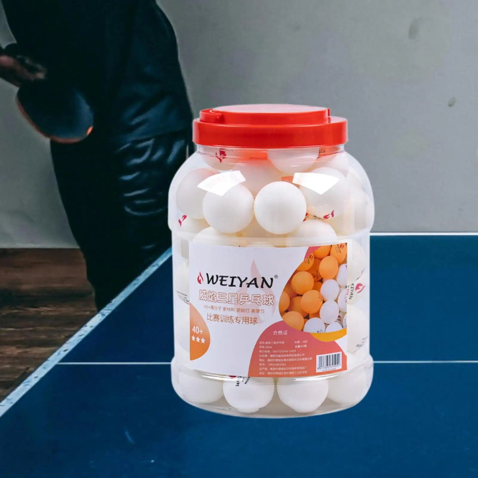 

Professional Ping Pong Balls 40mm Durable Performance Table Tennis Accessory for Indoor Outdoor Practice and Competition