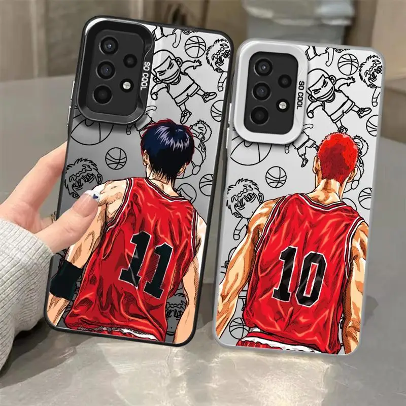 phone cases for Samsung Galaxy A34 A23 A15 4G A35 A52 A54 5G A32 A13 A55 A33 funda Back Shell Cover Basketball Popular Athlete