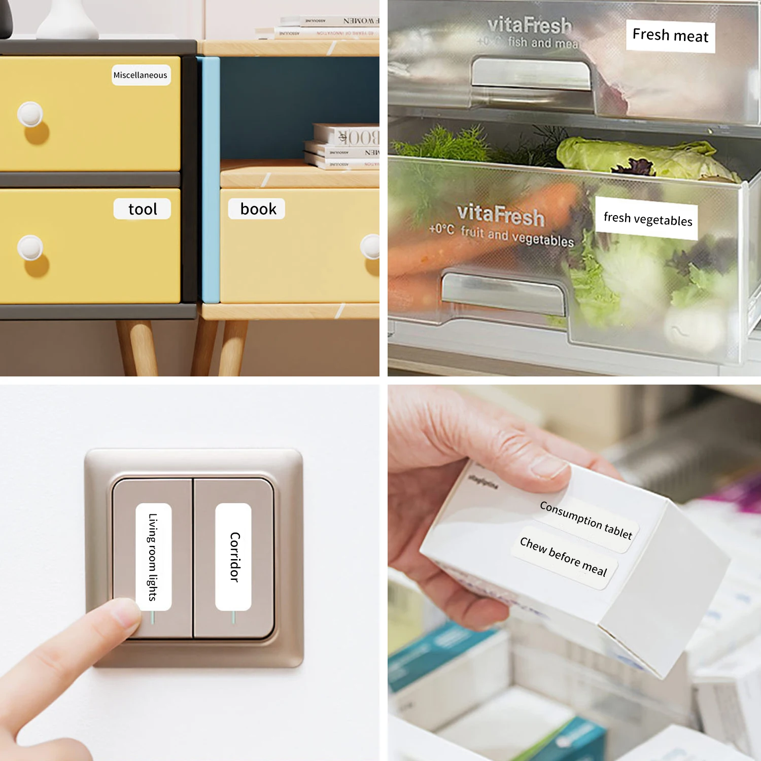 Mini impressora térmica para fotos Sticky Notes, Scrapbooks, Memos Labels, Study Note, impressão compatível com Bluetooth