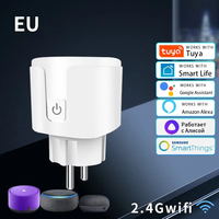 Smart WiFi Plug EU 16A/20A Tuya Power Monitor Socket with Timer Switch Voice Control for Alexa Google Assistant Smart Life App