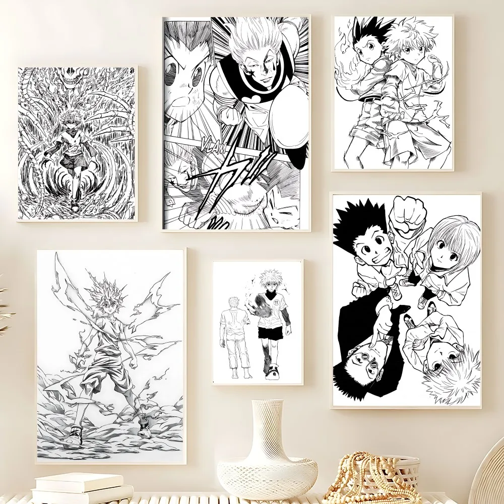Hunter X Hunter Manga Anime Anime Poster Bild Leinwand Malerei Wand Kunst Dekoration Druck Für Wohnzimmer Dekor