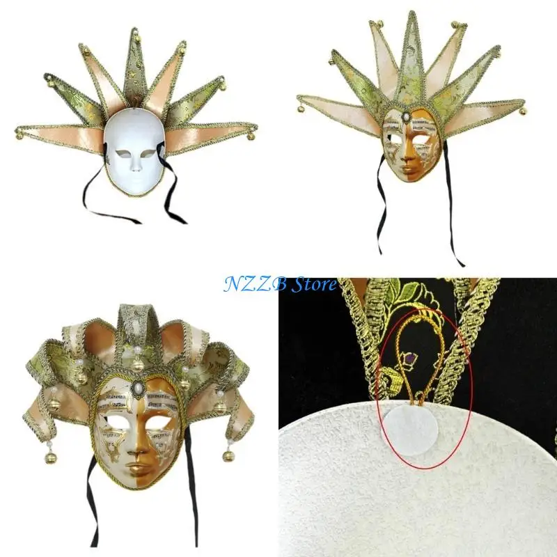 

T21F Masquerade Mask for Women Carnivals, Halloween Cosplay Mask Full Face Mask