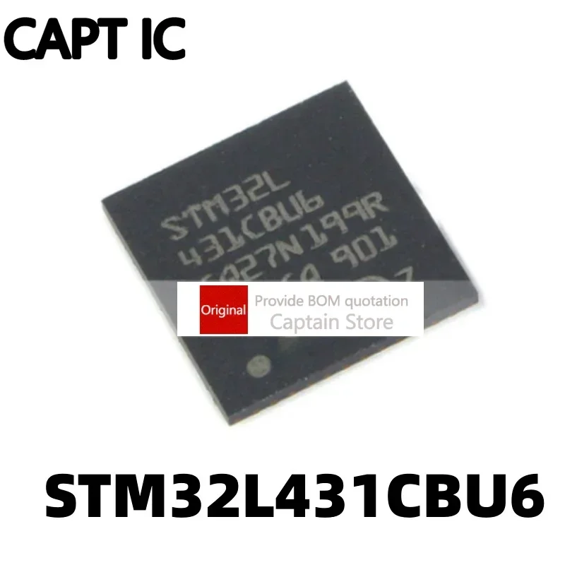 

5PCS STM32L431CBU6 QFN48 32L431CBU6
