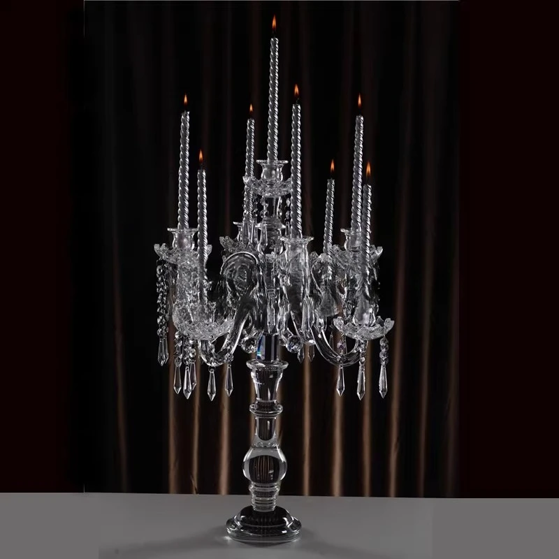 Crystal candle holder